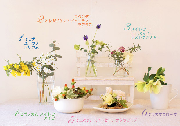 コップやお皿を使って身近に いつでも お花の生け方自由自在 リビング京都