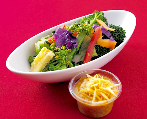 季節の温野菜サラダ バーニャカウダソース 今日のもう一品 リビング京都